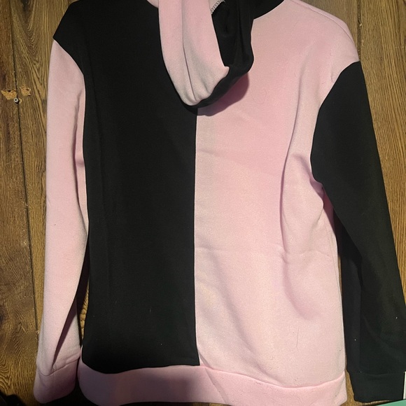 Pink & Black Kindness Hearts Collective Sweater, Never Worn, Size Large - Picture 3 of 3